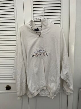 embroidered crewneck